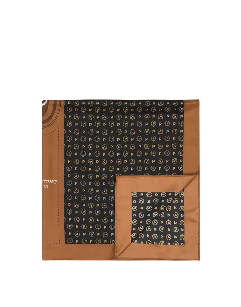 Foulard Heritage 70th Anniversary NERO/MARRONE, Pollini