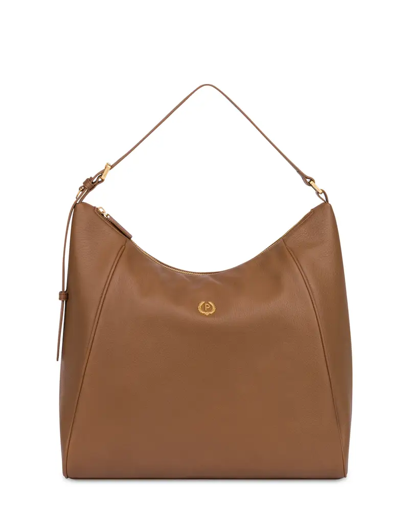 Hobo Bag Echos Real Leather CUOIO, Pollini