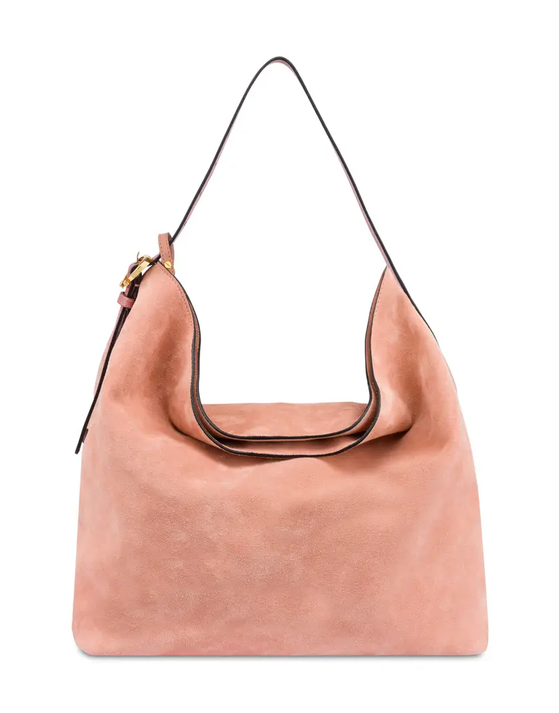 Hobo Bag Viktoria in Crosta , Pollini Marrone