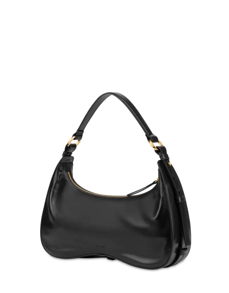 Hobo Bag Viktoria in Vernice NERO, Pollini miniatura 2