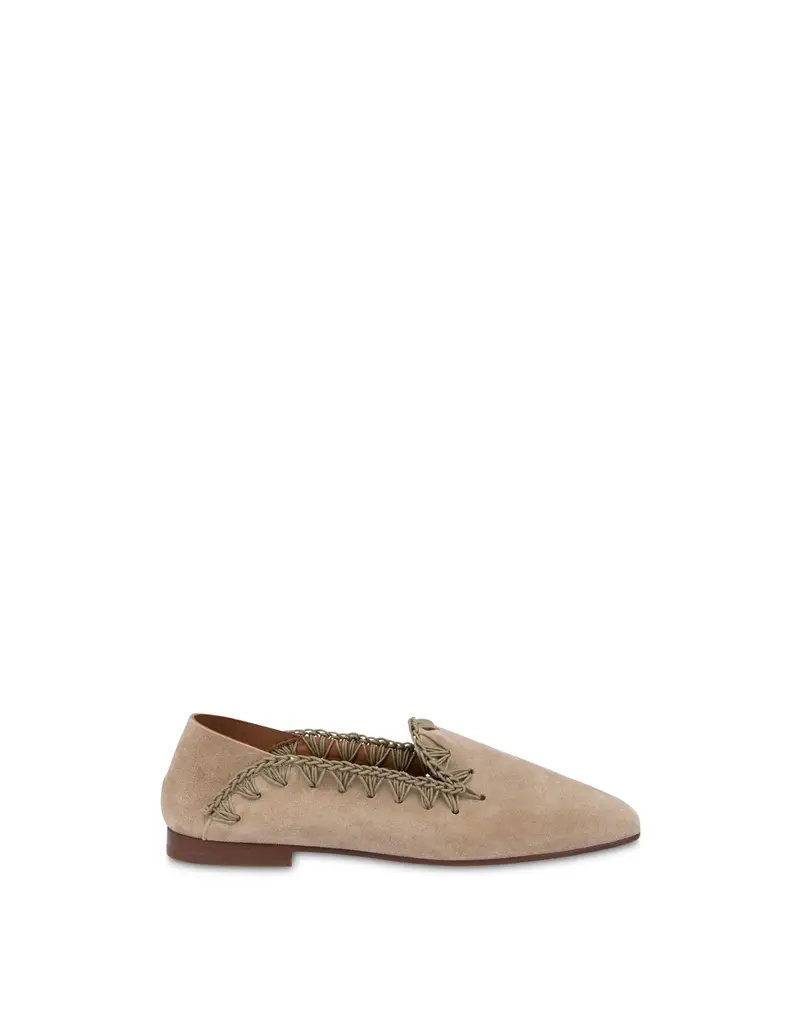 Loafer Sienna in Crosta TAUPE, Pollini Marrone