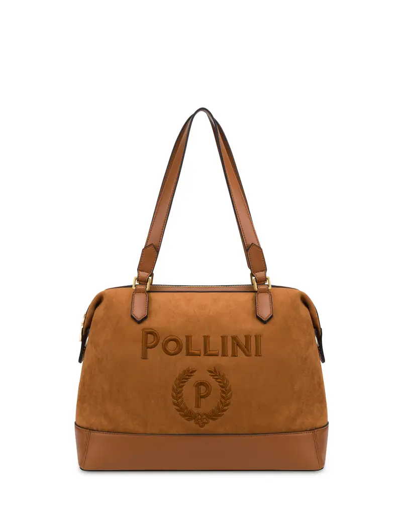 Maxy Bauletto Capri In Simil Suede CUOIO/CUOIO, Pollini Beige