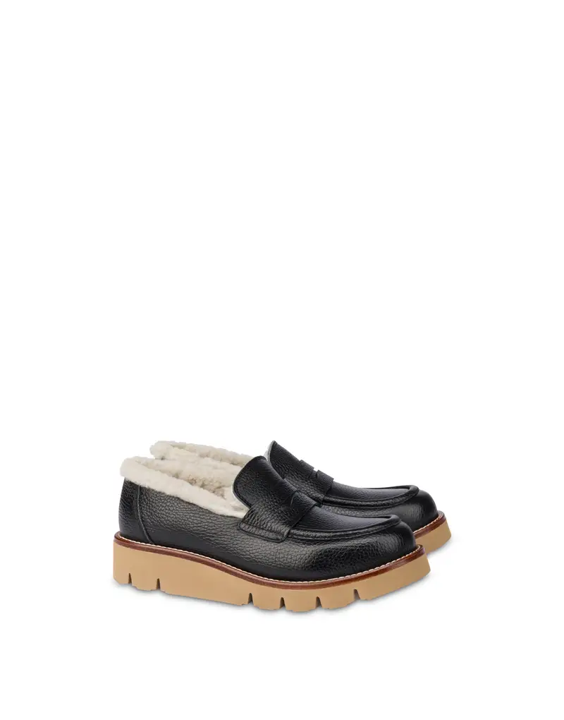 Mocassino Dublin in Vitello Granato NERO, Pollini miniatura 2