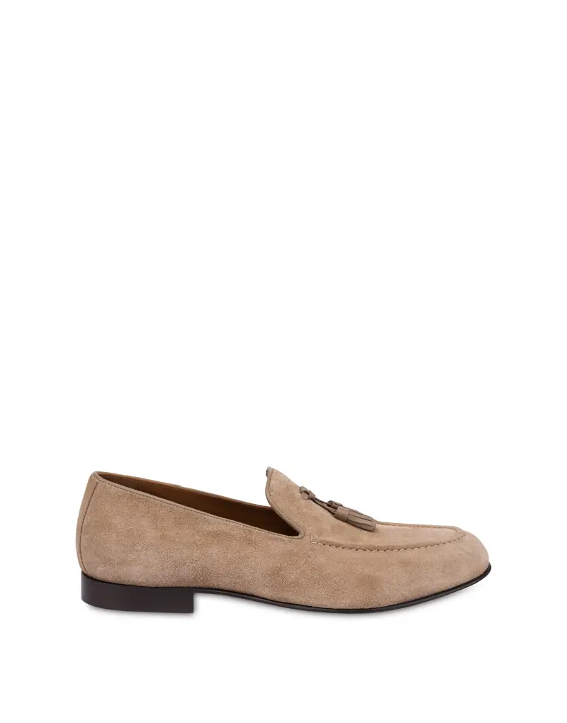 Mocassino Slip-On California in Crosta SABBIA, Pollini Beige