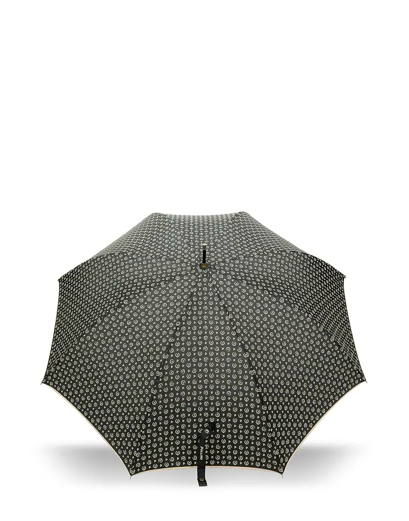 Ombrello Heritage Logo Classic NERO/BEIGE, Pollini
