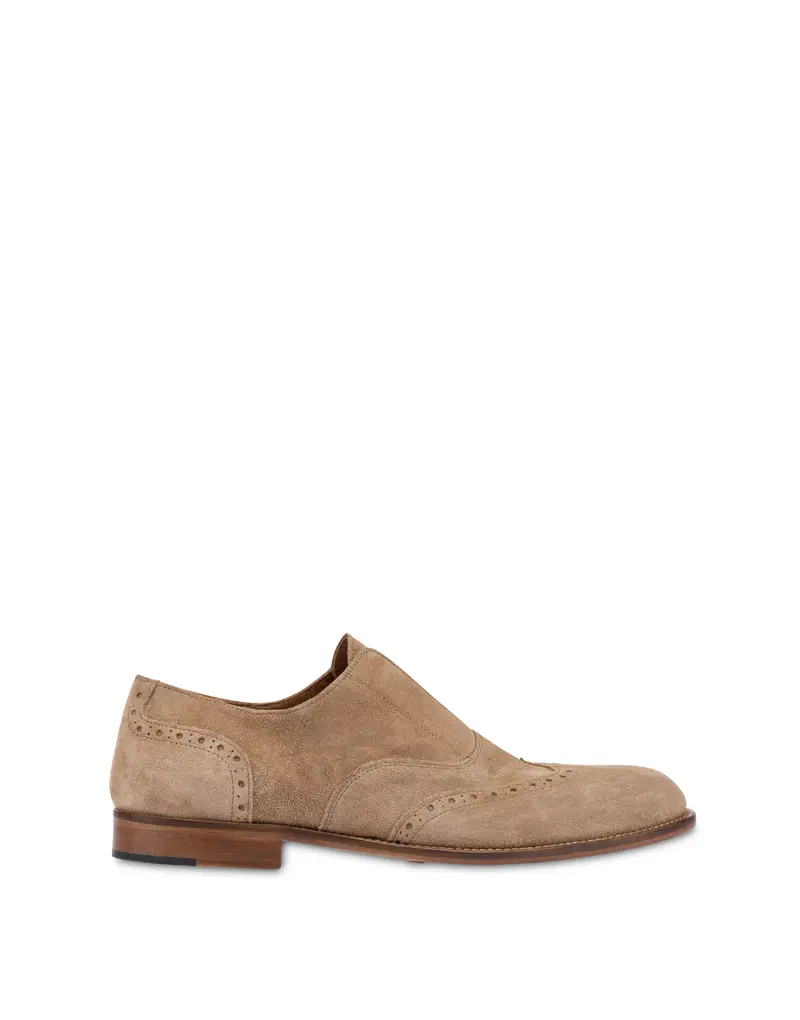 Oxford Slip On Flexy In Crosta SABBIA, Pollini Beige