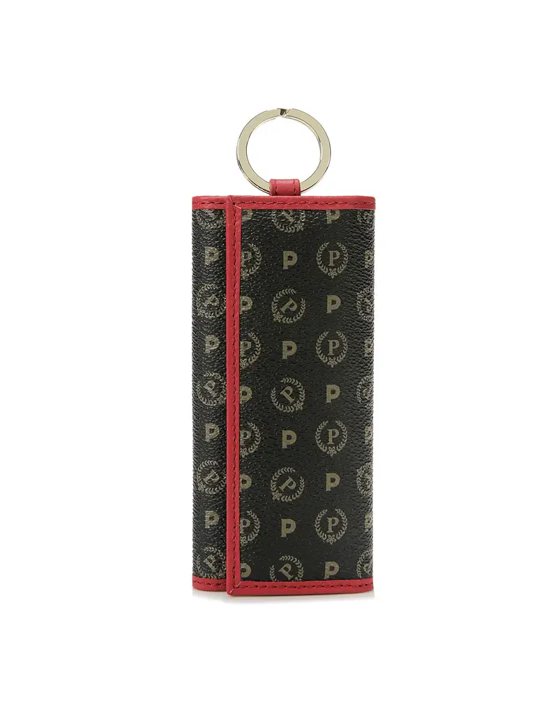 Portachiavi Heritage Logo Classic NERO/LACCA, Pollini