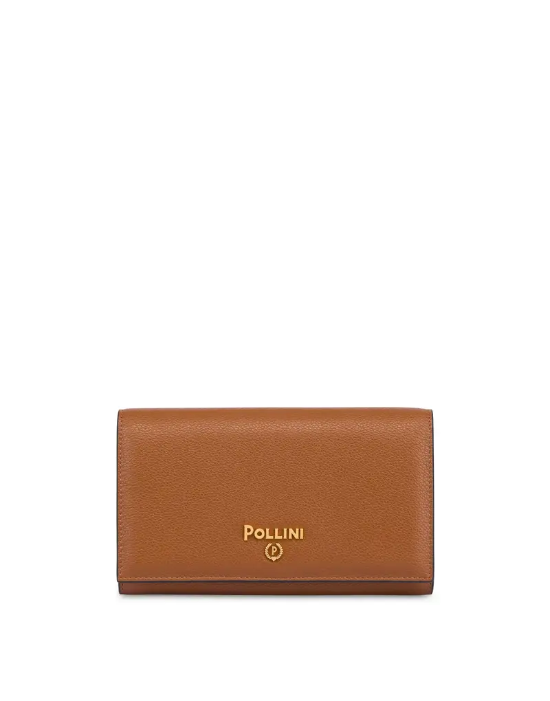 Portafoglio lettering Pollini CUOIO, Pollini Beige