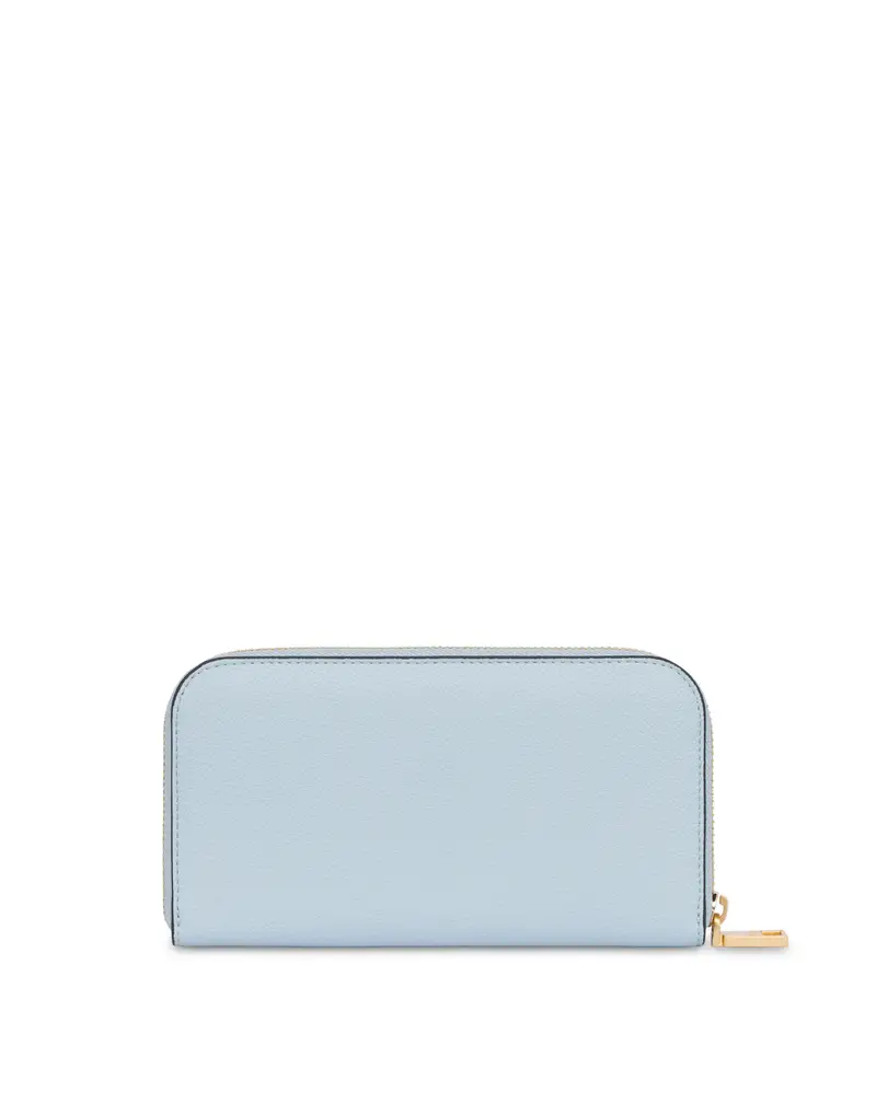 Portafoglio zip around CIELO, Pollini Blu miniatura 2
