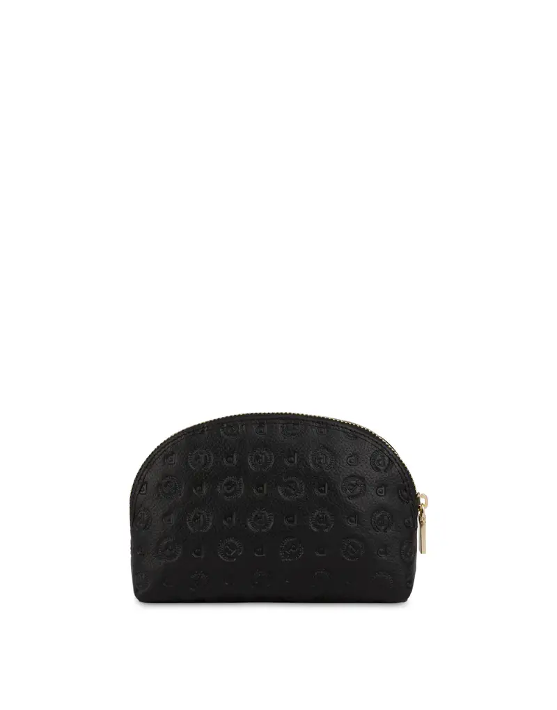Pouch Heritage Logo Embossed NERO, Pollini miniatura 2