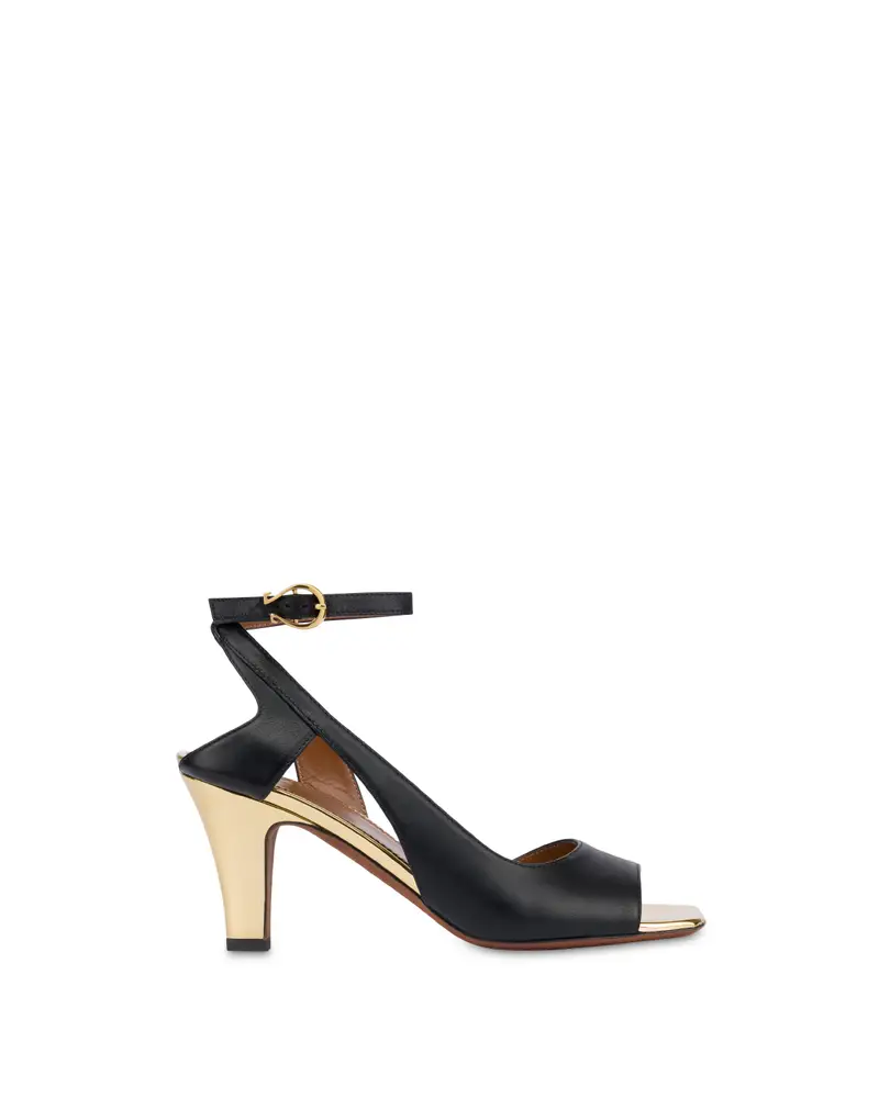 Sandal Muse in Vitello , Pollini Nero