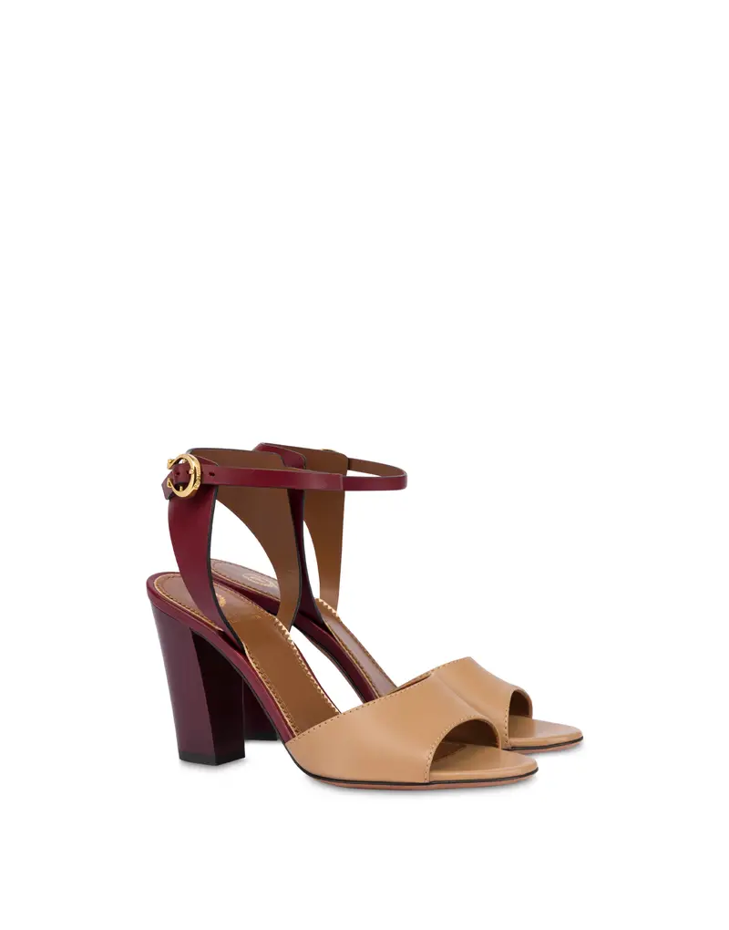 Sandal Rider Bicolor MOCHA MOUSSE/BORDEAUX, Pollini Marrone miniatura 2