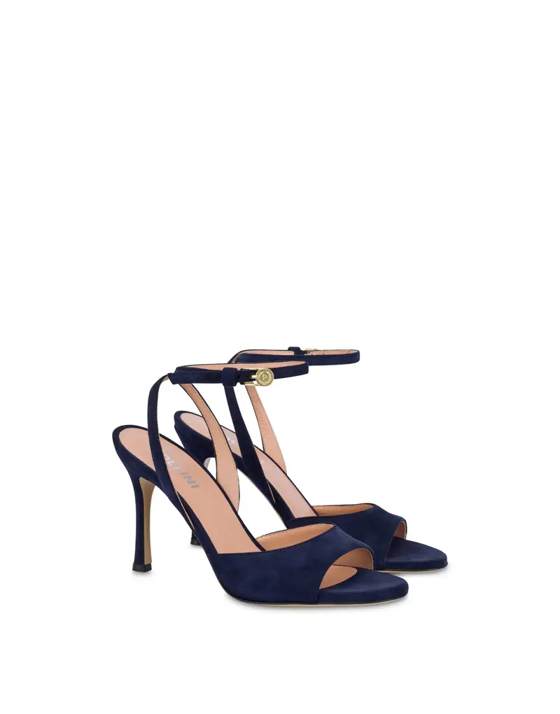 Sandalo Aria in Stampa Leopardo BLUE, Pollini Blu miniatura 2