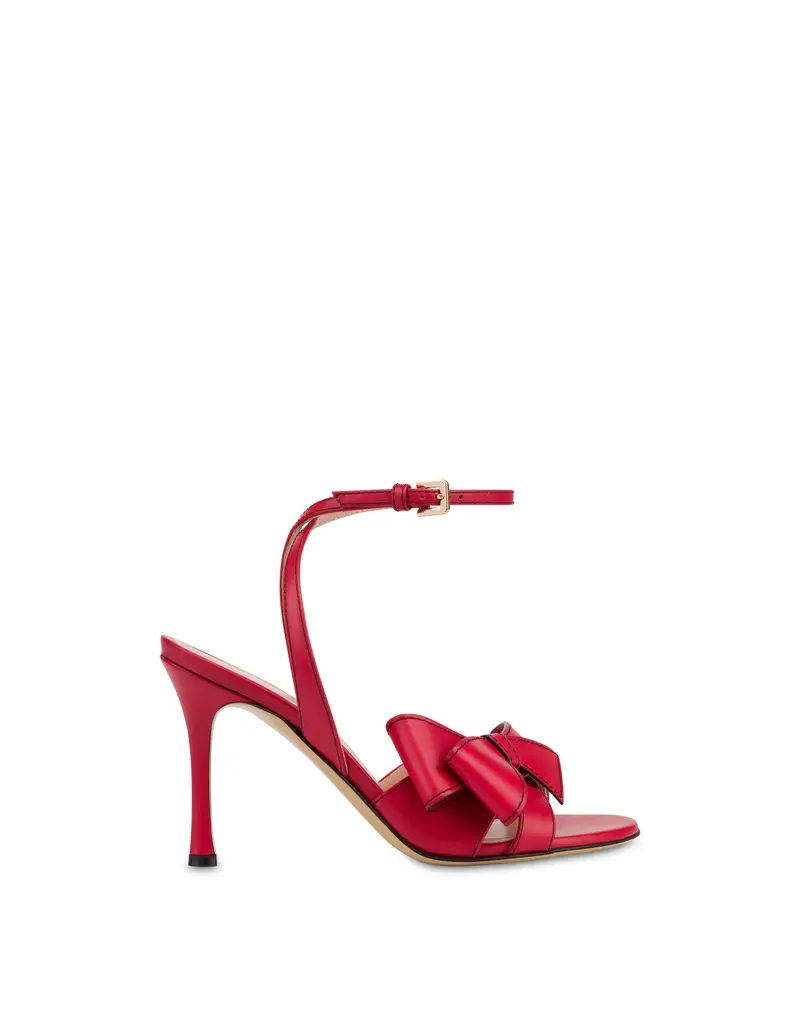 Sandalo Butterfly in Vitello FIAMMA, Pollini Rosso