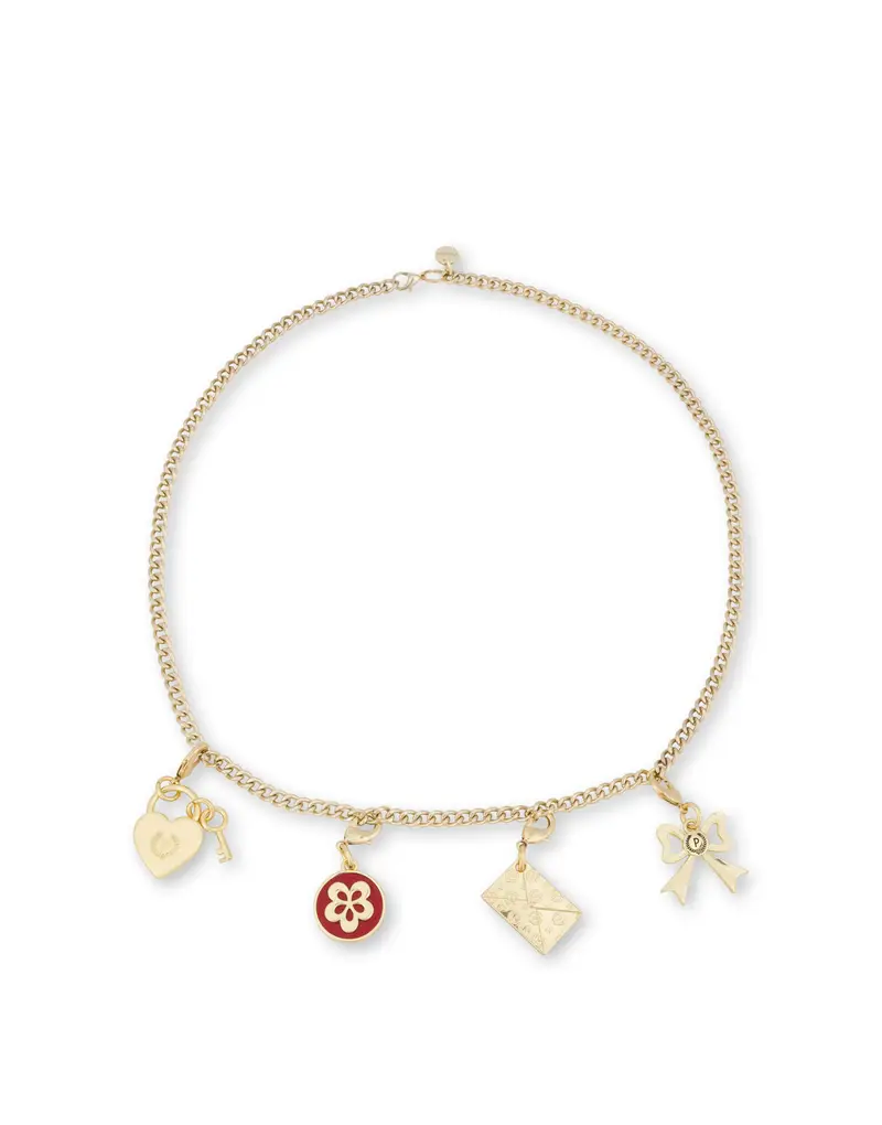 Set collana e charm Heritage Bijoux ORO, Pollini Bianco