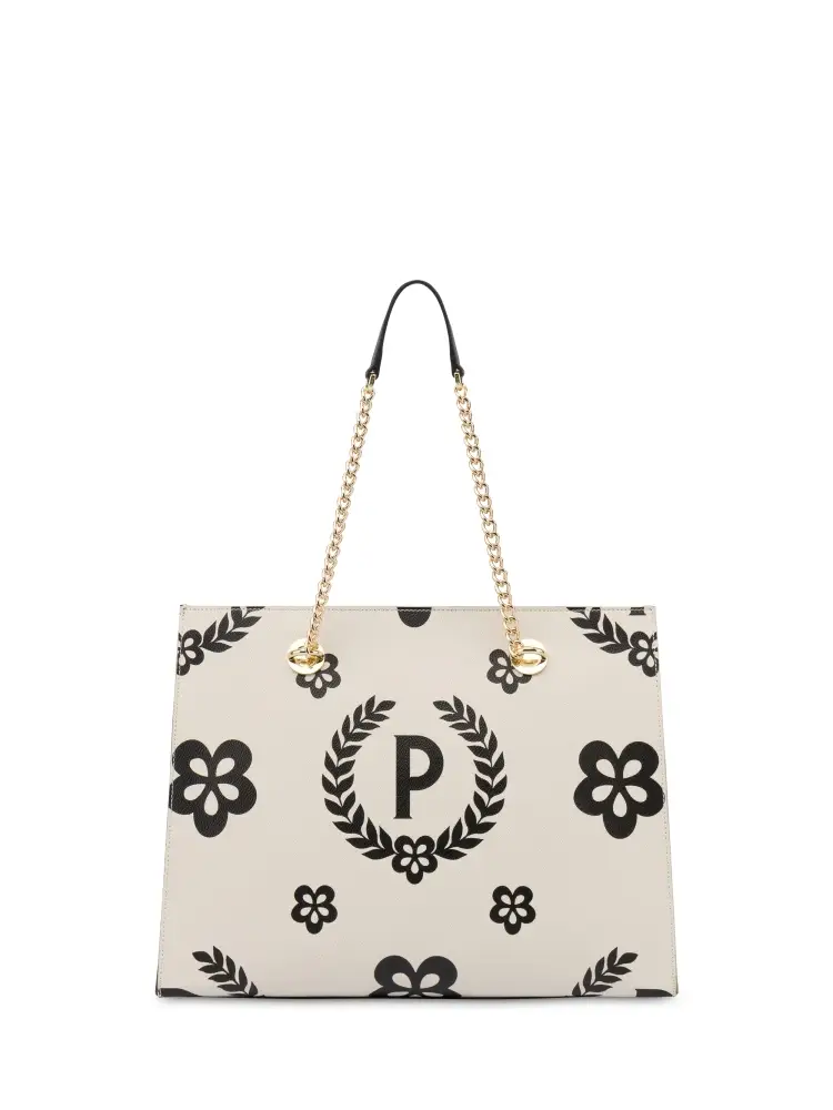 shopping bag day-si heritage nero avorio