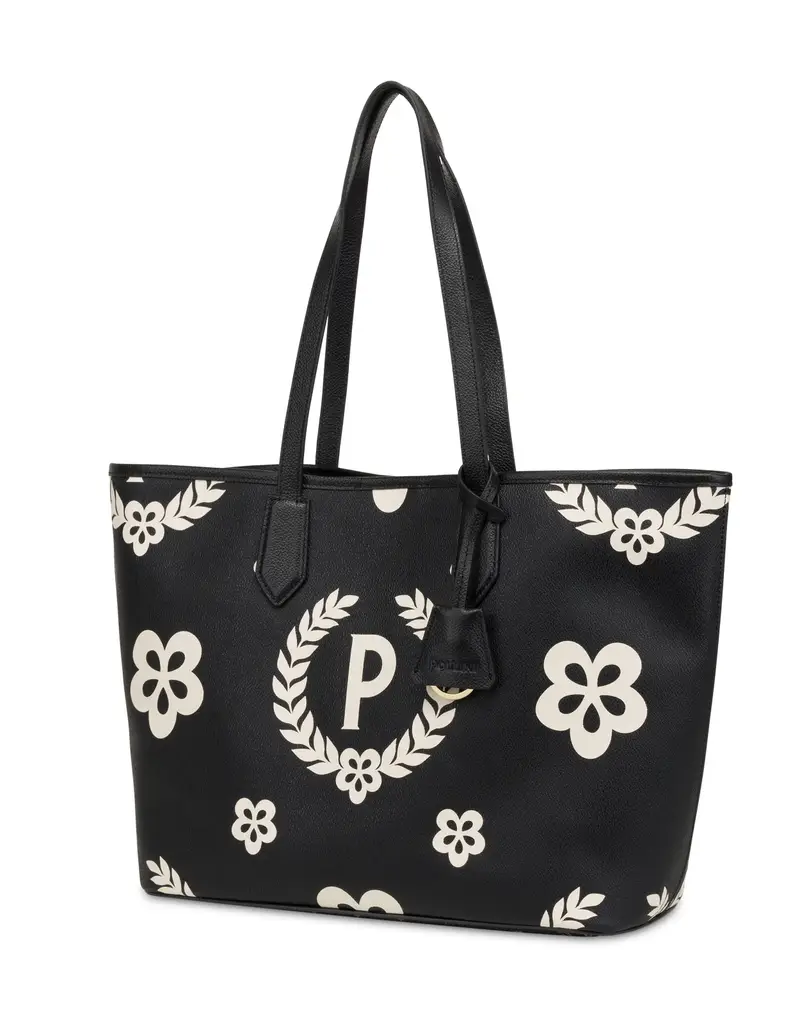 Shopping bag Day-si! Heritage NERO/NERO/NERO, Pollini miniatura 2