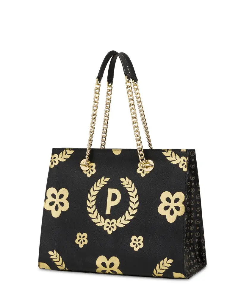 Shopping bag Day-si! Heritage NERO/ORO/NERO, Pollini miniatura 2