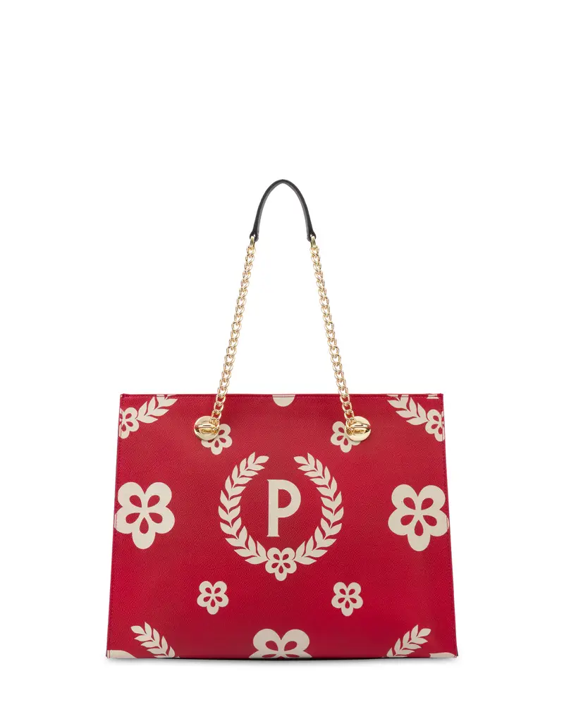 Shopping bag Day-si! Heritage NERO/ROSSO/NERO, Pollini
