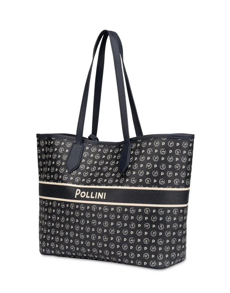 Shopping bag Heritage Marina BLU, Pollini miniatura 2