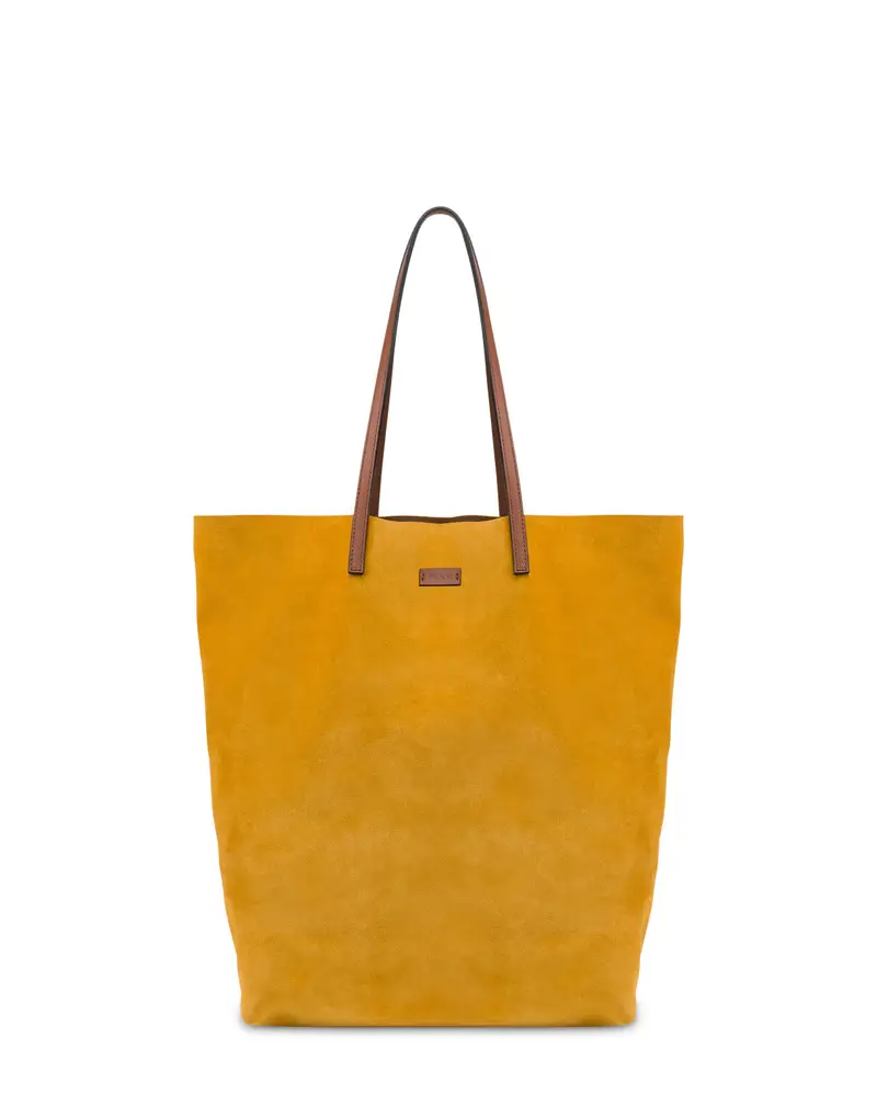 Shopping Bag Soul In Crosta MOSTARDA/CUOIO, Pollini Giallo