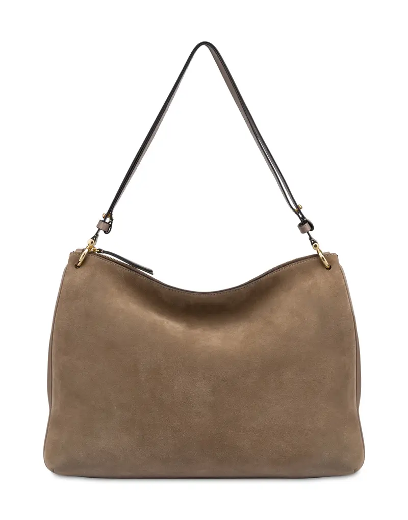 Shoulder Bag Big Marlene in Crosta , Pollini Bianco