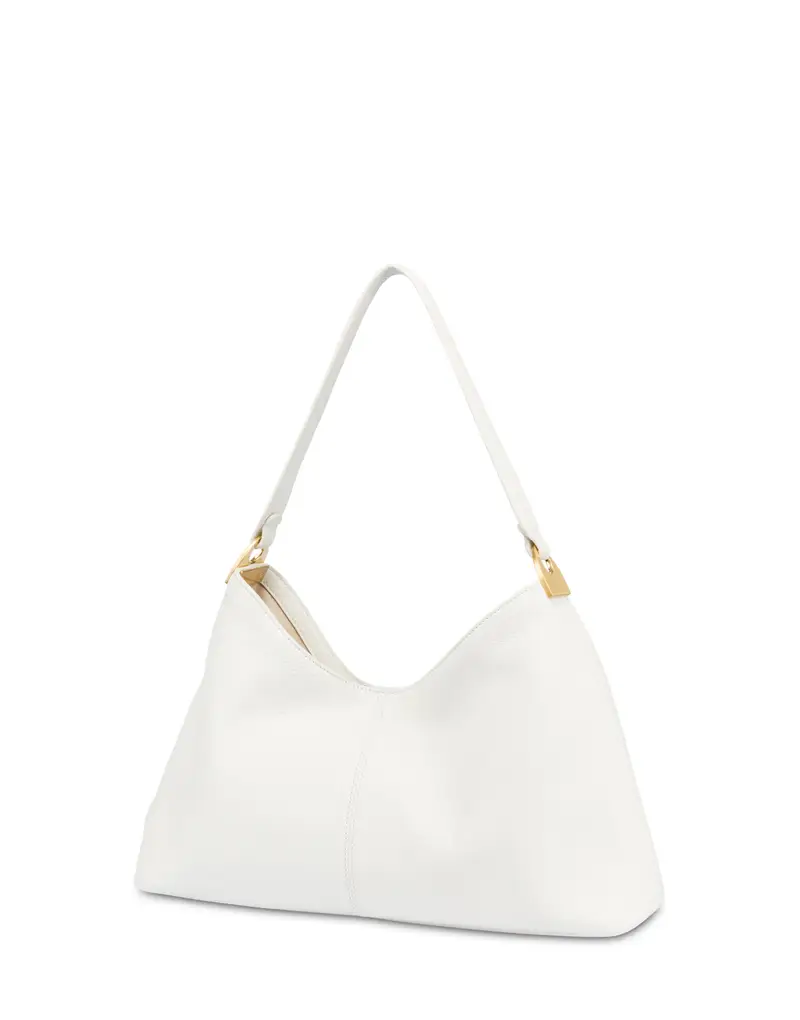 Shoulder Bag Echos Real Leather AVORIO, Pollini Bianco miniatura 2