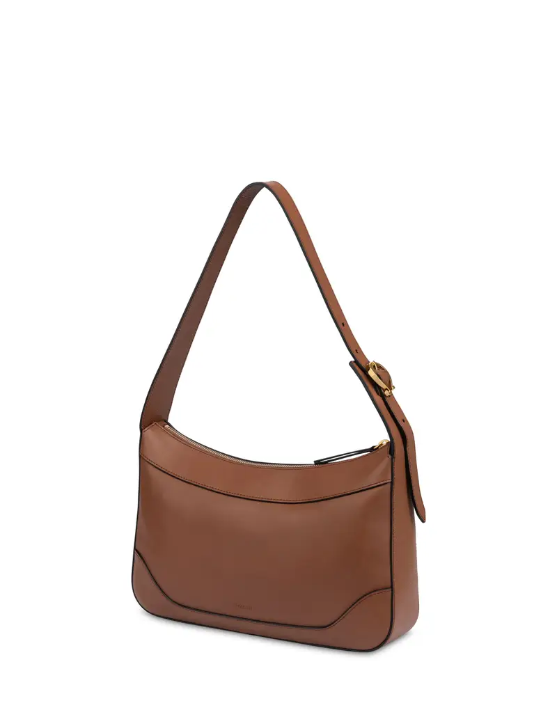 Shoulder bag Madison in Vitello, Pollini Grigio miniatura 2