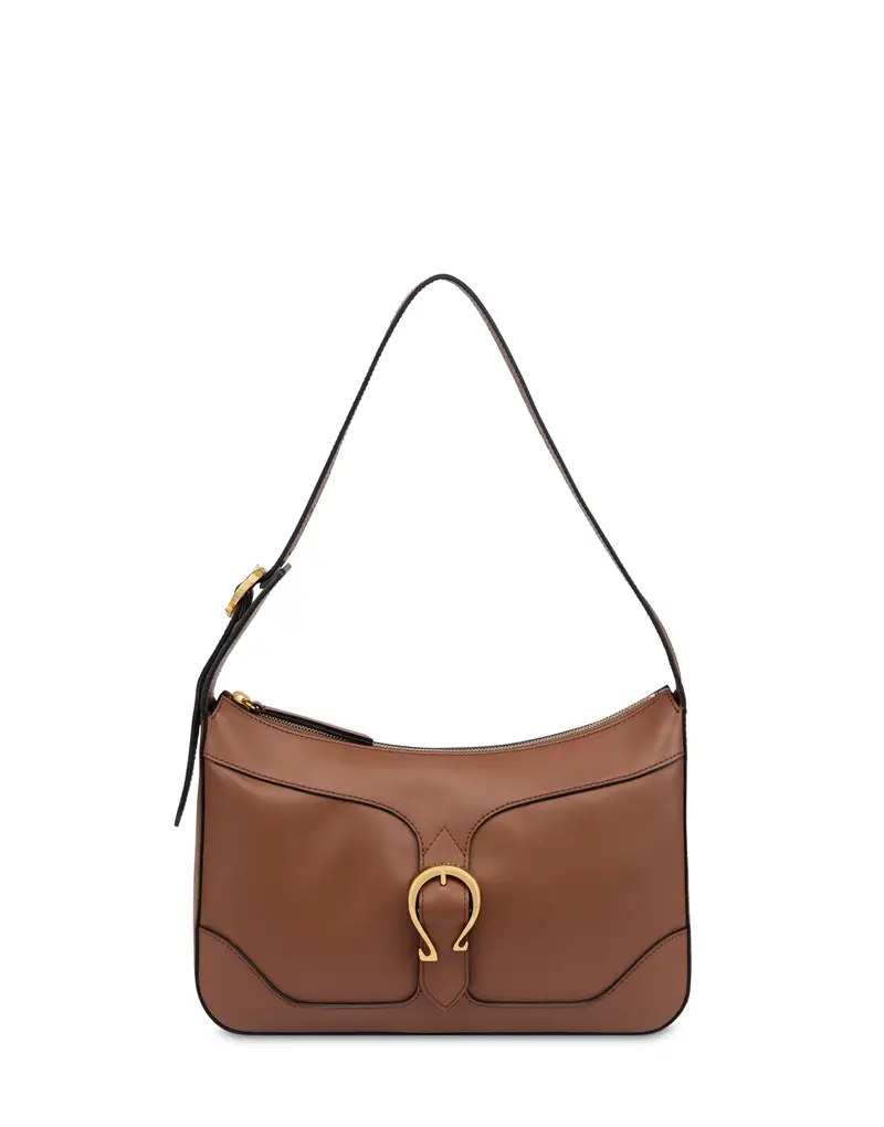 Shoulder bag Madison in Vitello , Pollini Grigio