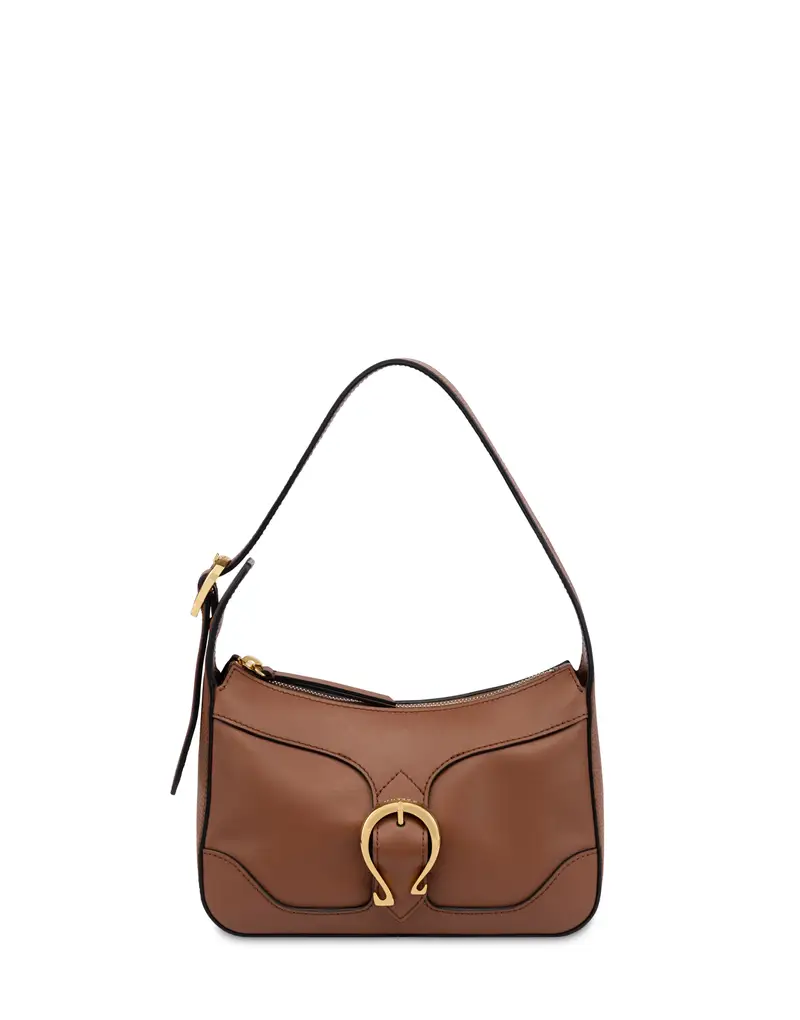 Shoulder bag Madison in Vitello , Pollini Grigio