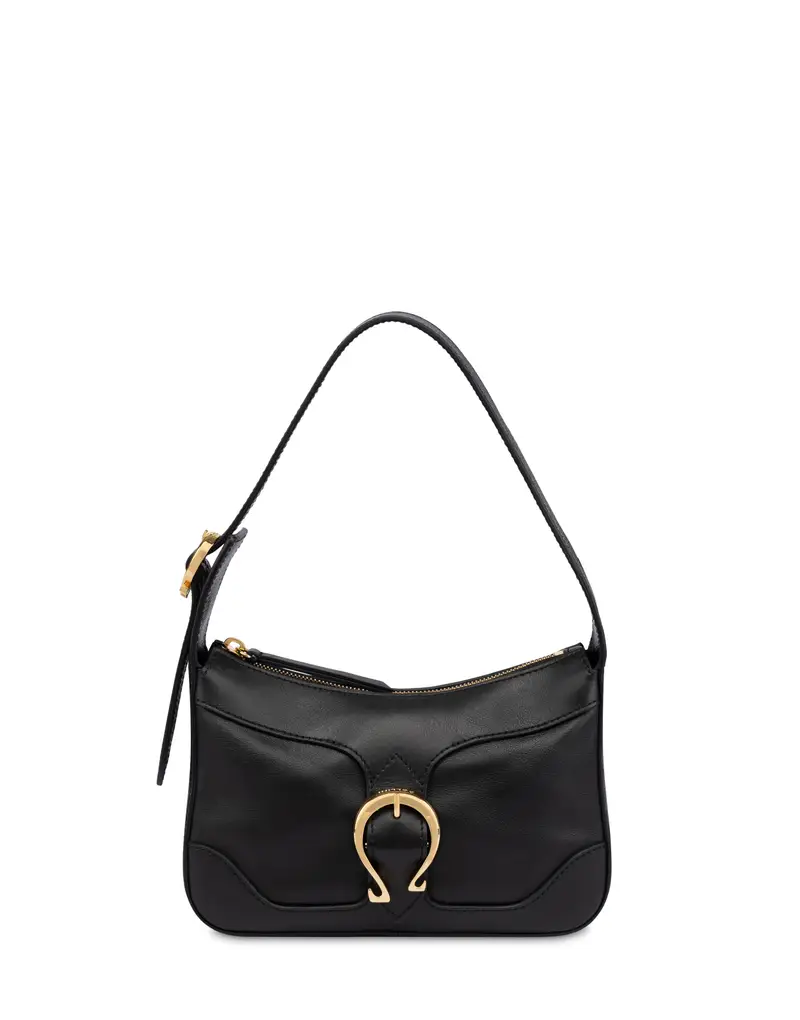 Shoulder bag Madison in Vitello , Pollini Nero