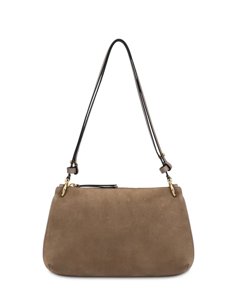 Shoulder Bag Small Marlene in Crosta , Pollini Bianco