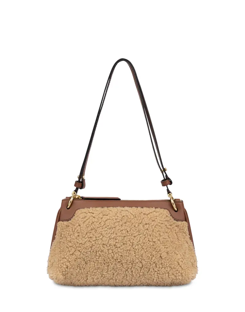 Shoulder Bag Small Marlene in Montone , Pollini Grigio