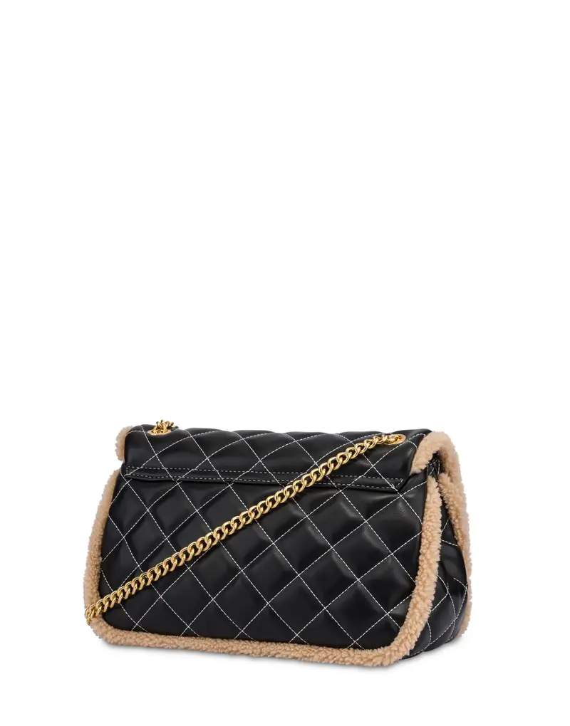 Shoulder bag Waltzer Night NERO/NATURALE, Pollini miniatura 2