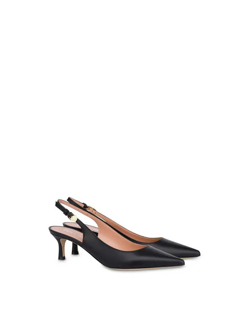 Slingback Aria in Nappa NERO, Pollini miniatura 2