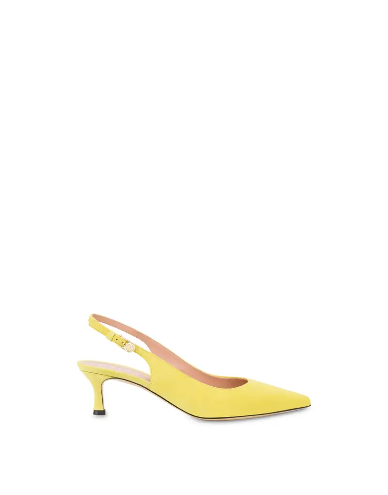 Slingback Aria in pelle CEDRO, Pollini Giallo