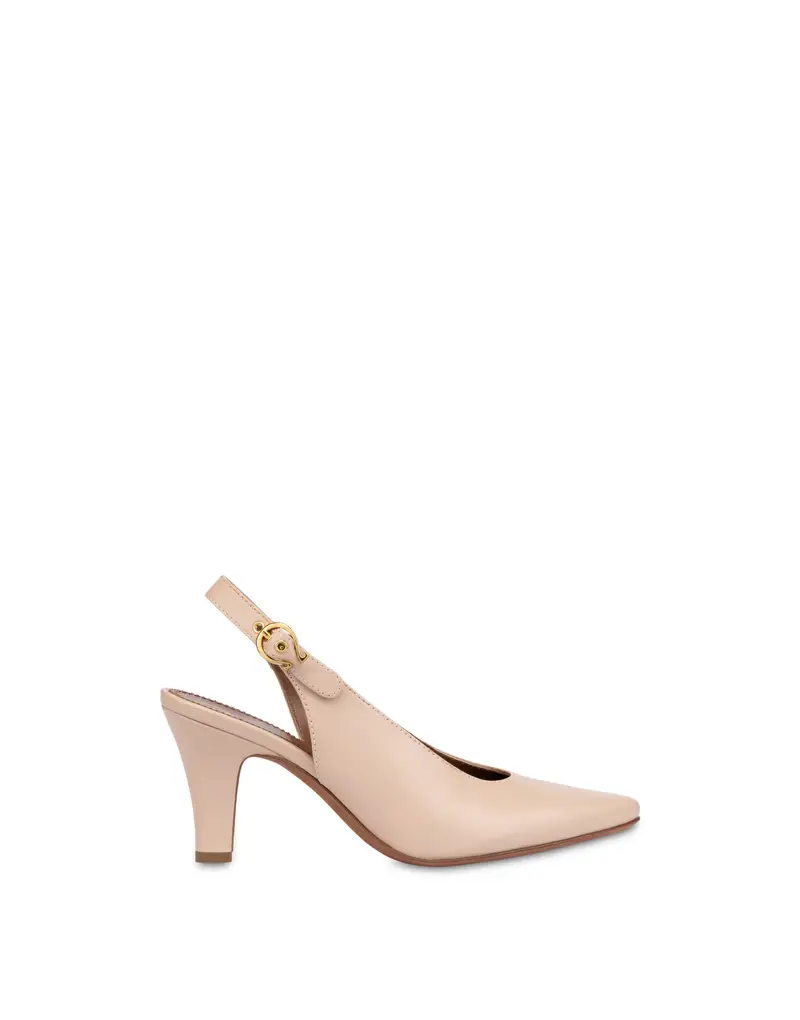 Slingback Muse in Nappa LATTE, Pollini Beige