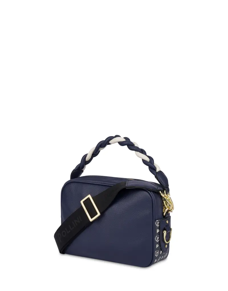 Small Crossbody Bag Carisma NAVY/BLU/AVORIO, Pollini miniatura 2