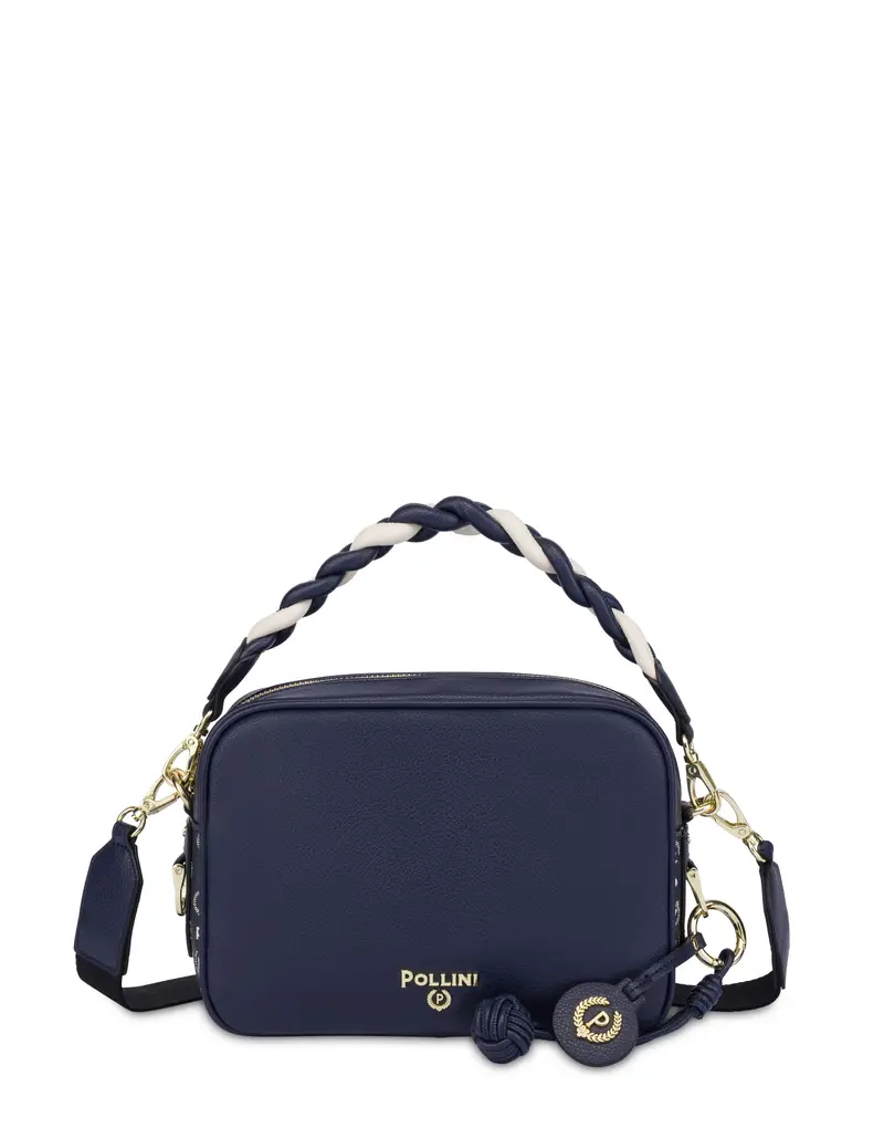 Small Crossbody Bag Carisma NAVY/BLU/AVORIO, Pollini