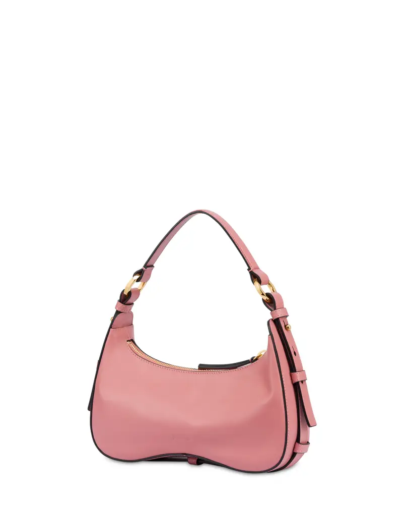 Small Hobo Bag Viktoria in Vitello ORCHIDEA, Pollini Rosa miniatura 2