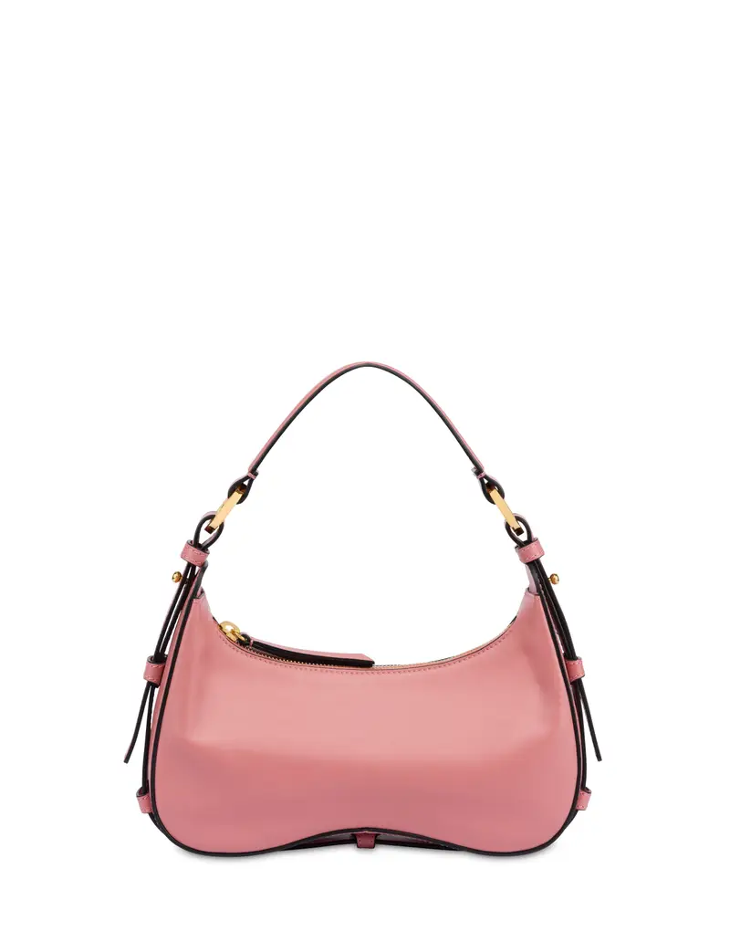 Small Hobo Bag Viktoria in Vitello ORCHIDEA, Pollini Rosa