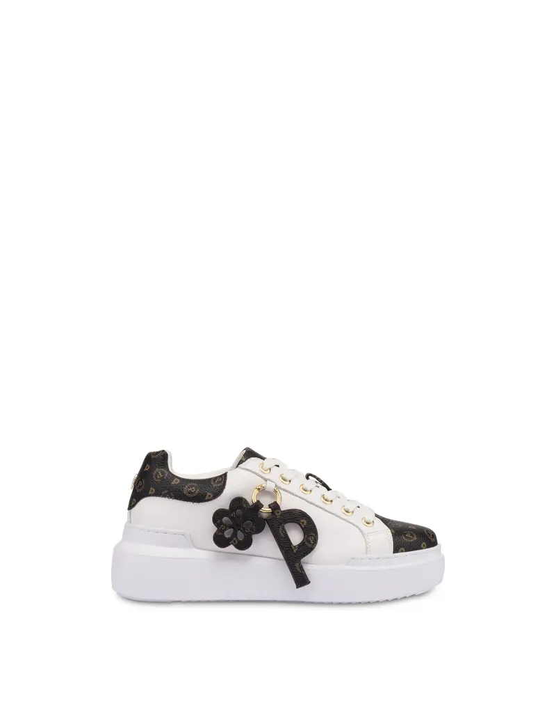 Sneakers con charm Heritage Carry NERO, Pollini