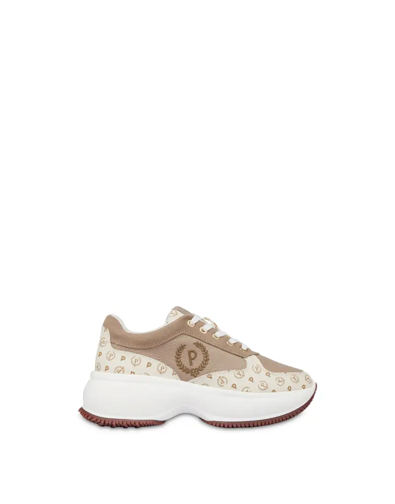 Sneakers Pong Heritage AVORIO/AVORIO, Pollini Bianco