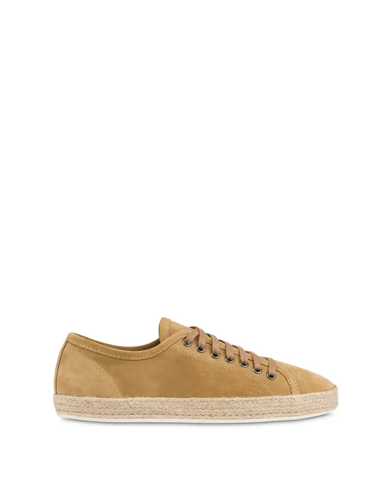 Sneakers Tennis in Crosta BEIGE, Pollini