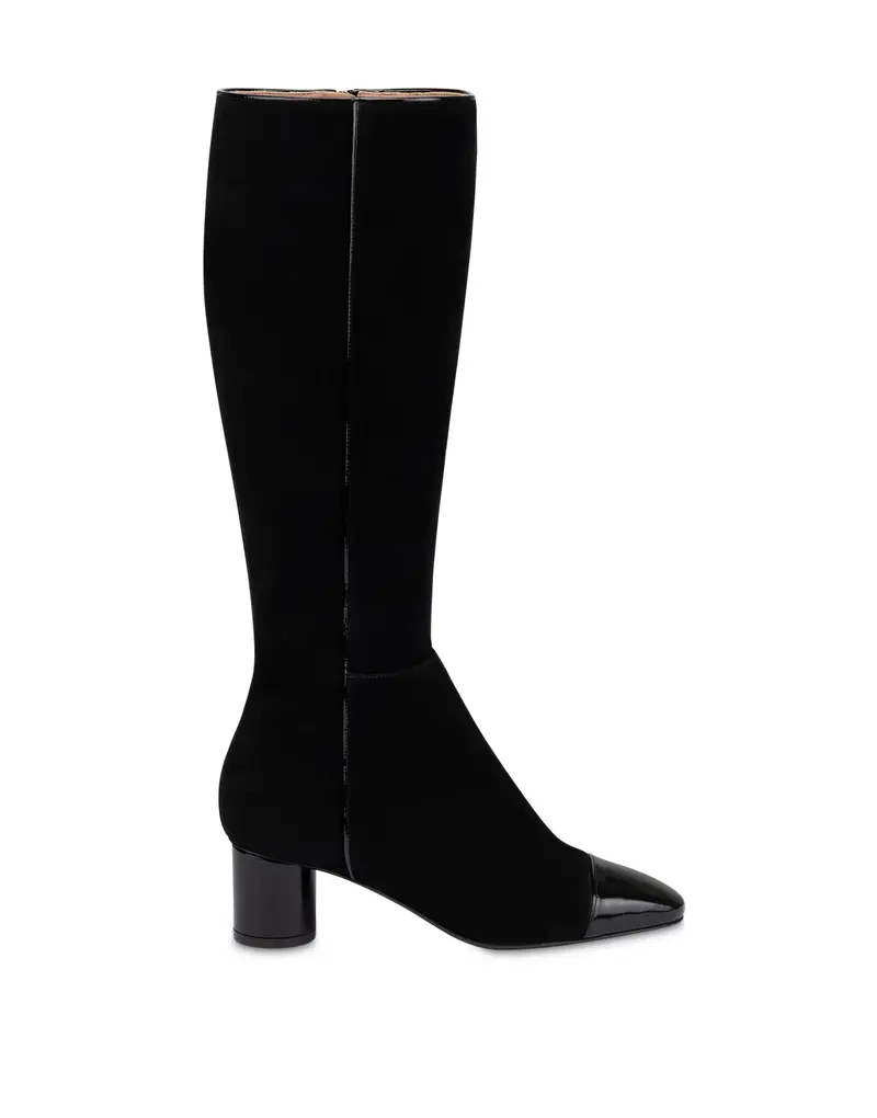 Stivale Boheme in Camoscio NERO/NERO, Pollini