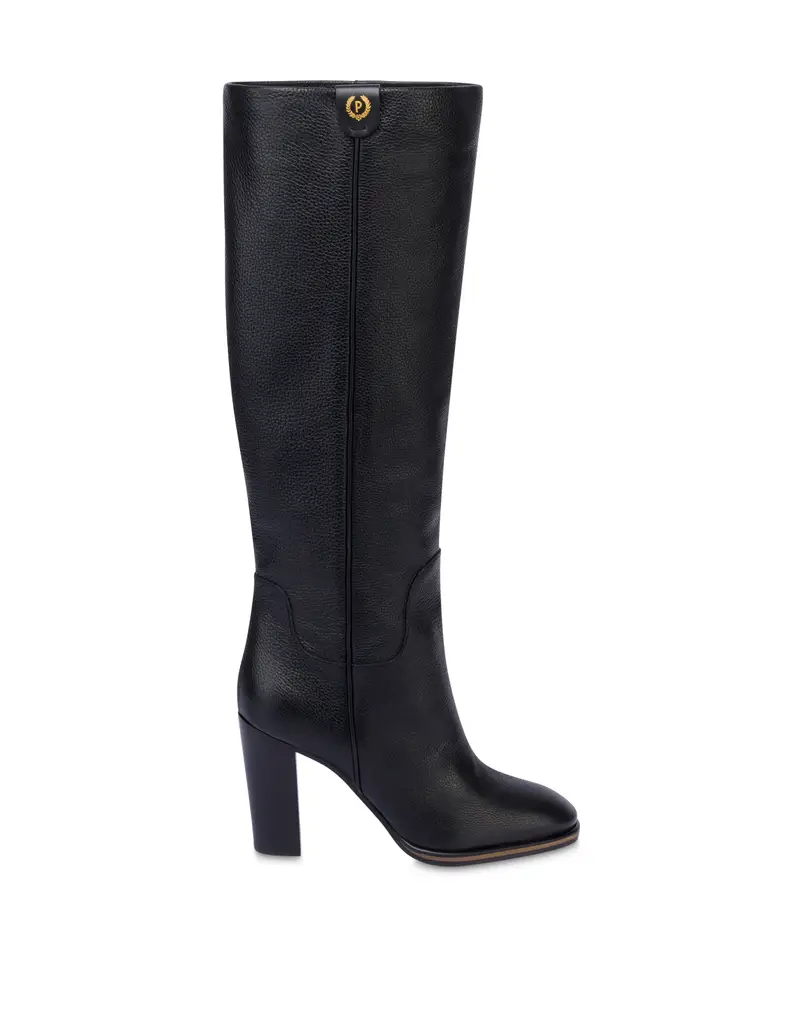 Stivale Cavaliere Core in Vitello Bottalato NERO, Pollini