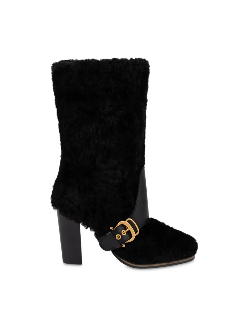 Stivale Fence in Montone , Pollini Nero