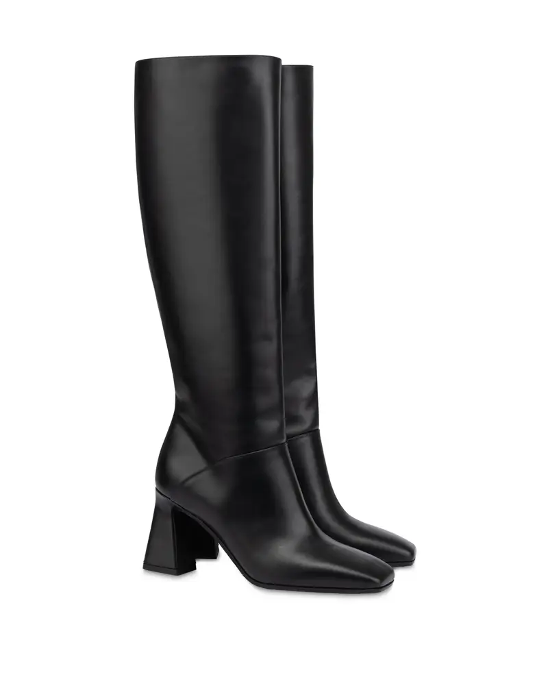 Stivale Nina in Vitello NERO, Pollini miniatura 2