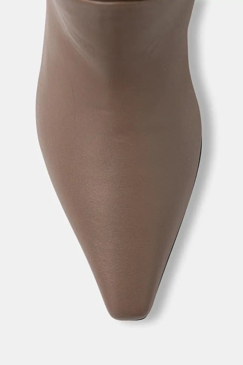 stivaletti alla caviglia in pelle donna colore marrone SA24115C0NTE0135 miniatura 4