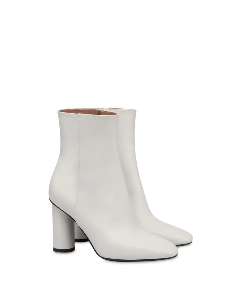 Stivaletto Sofia in Vitello GHIACCIO, Pollini Bianco miniatura 2